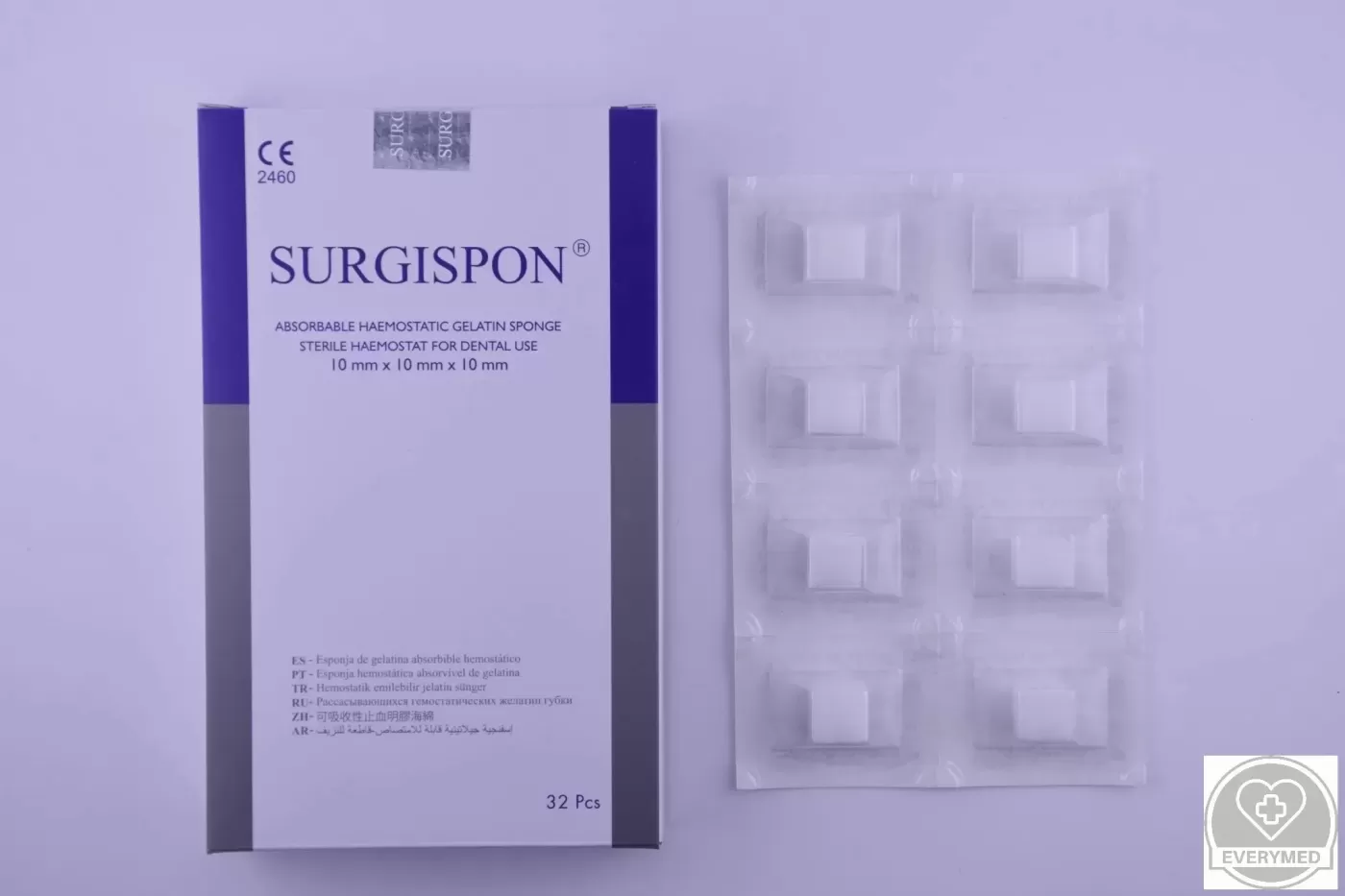 Surgispon Dental Cubes 10 mm x 10 mm x 10 mm