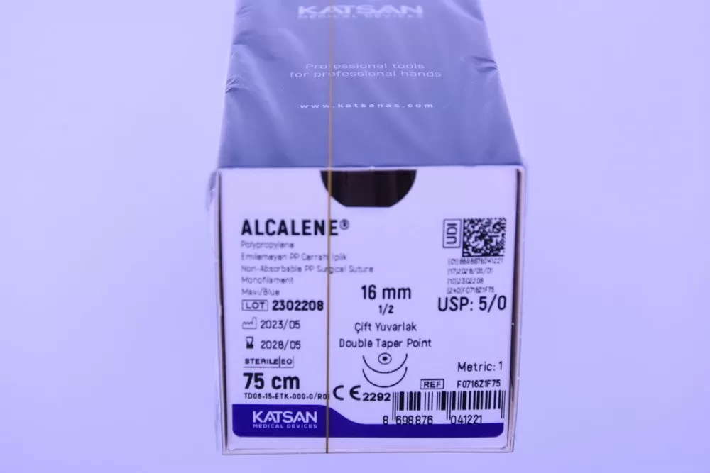 Alcalene 5/0 75cm 1/2 16mm x 2 körtű