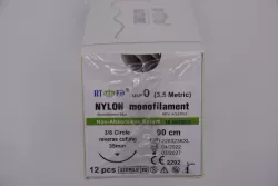 Nylon 0 90cm 3/8 35mm fordított vágótű