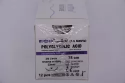Polyglycolic Acid 4/0 75cm 3/8 22mm fordított vágótű