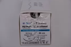 Polypropylene 1 90cm 3/8 45mm fordított vágótű