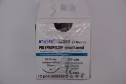 Polypropylene 2/0 90cm 3/8 35mm fordított vágótű