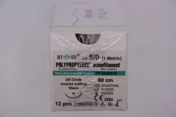 Polypropylene 5/0 60cm 3/8 16mm fordított vágótű