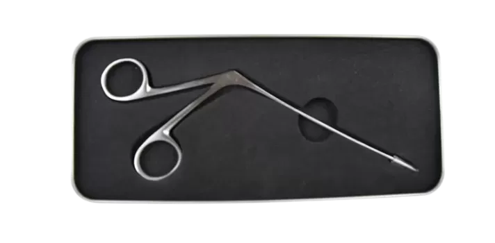 Idegentest fogó 10 cm, csúcs átmérő 2 mm, pofa hosszúság 8 mm