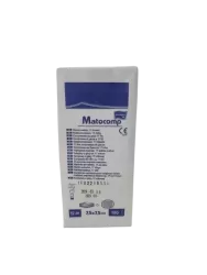 Matocomp mull-lap 12R hajtogatott 7,5 cm x 7,5 cm (100 db/csomag, 10 csomag/karton)