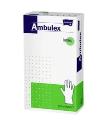 Ambulex latex púderes kesztyű XS (100 db/csomag, 10 csomag/karton)