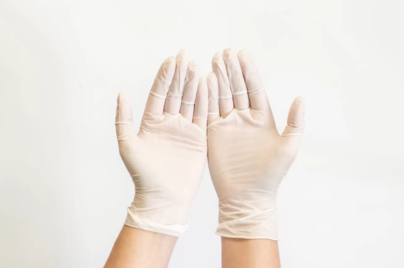 Ambulex latex púderes kesztyű XS (100 db/csomag, 10 csomag/karton)