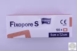 Fixpopore S szigetkötszer nem szőtt 5 cm x 7,2 cm (100 db/csomag)