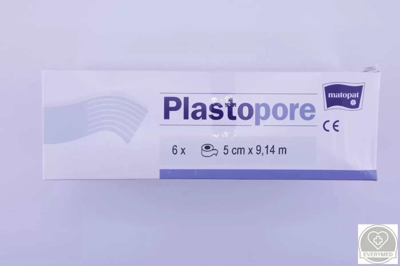 Plastopore nem szőtt ragtapasz 5 cm x 9,14 m (6 db/csomag)