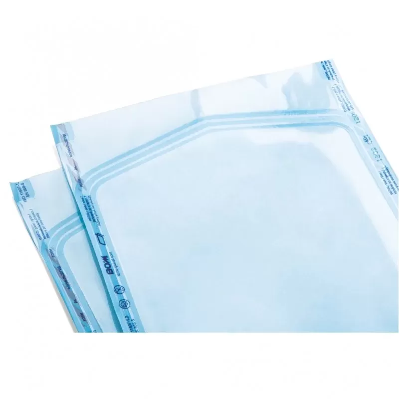 Bom Papír-Fólia Lapos Tasak 50 mm x 250 mm (100 db/csomag, 20 csomag/karton)