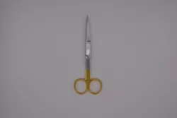 TC Standard olló aranyozott, hegyes/hegyes, egyenes 14,5 cm
