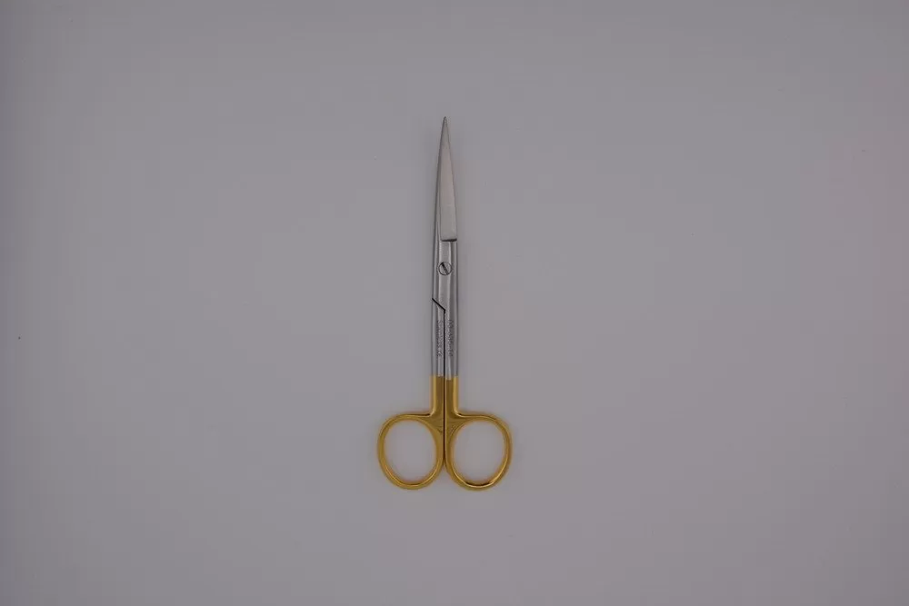 Tc Standard olló, hegyes/hegyes, hajlított 14 cm