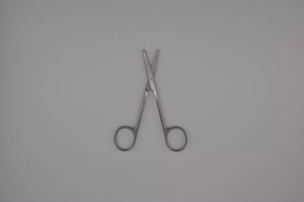 Baby Metzenbaum olló tompa/tompa, egyenes 12 cm
