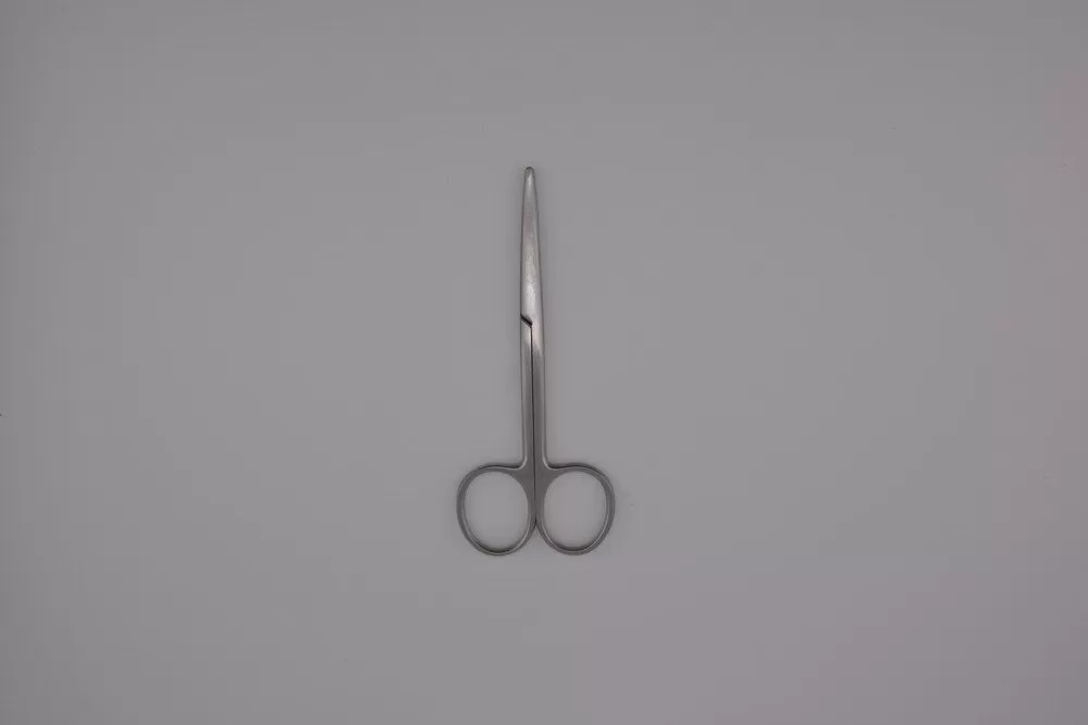 Baby Metzenbaum olló tompa/tompa, egyenes 12 cm