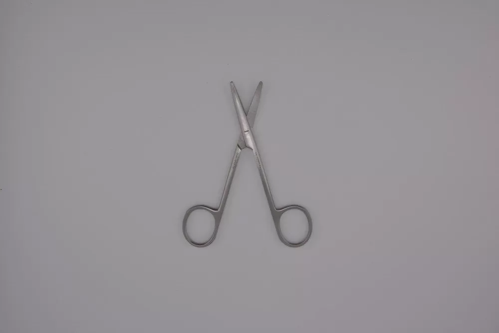 Baby Metzenbaum olló tompa/tompa, hajlított 11,5 cm