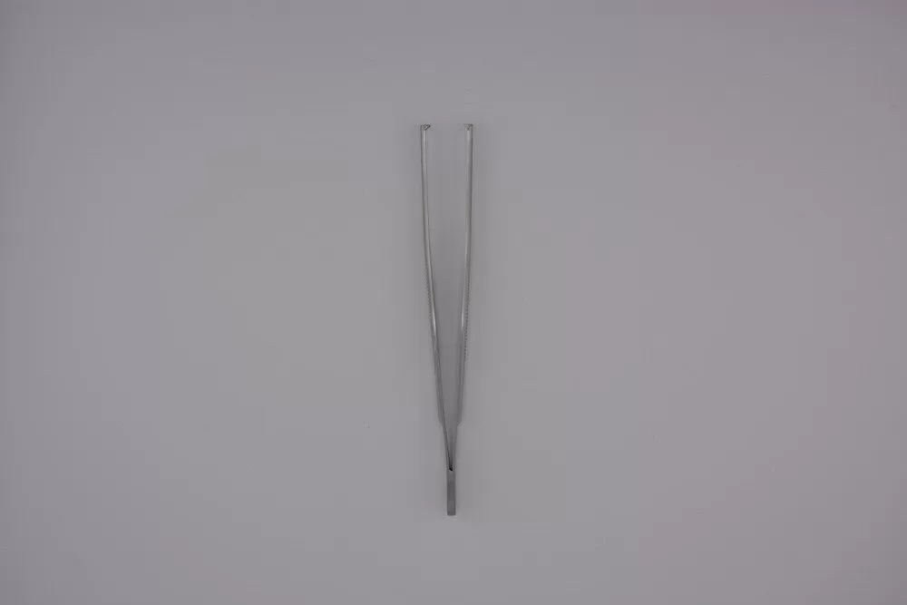 Gillies csipesz horgas, horgas, 2x3 fogú, egyenes 14,5 cm