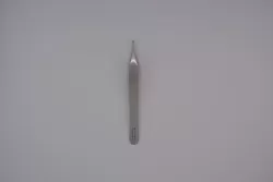 Micro Adson csipesz, 1x2 fogú, egyenes 12 cm, csúcs 1,3 mm