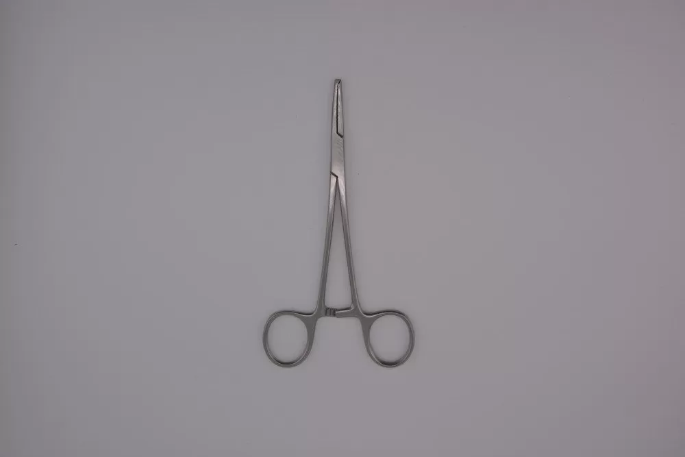 Crile delicate érfogó, 1x2 fogú, egyenes 14 cm