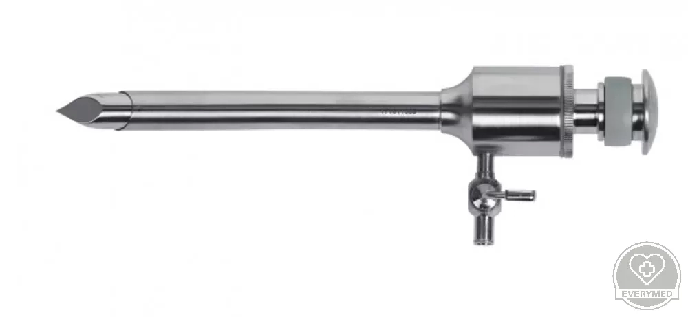Laparoszkópos trokár szett, gumi szelep, biztonsági szurony 10.5 mm x 180 mm
