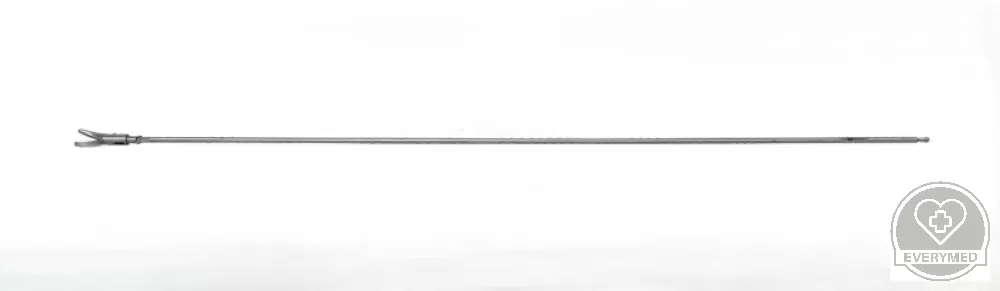 Laparoszkópos disszektor, 90° ívelt, hosszú pofa, 10 mm x 330 mm