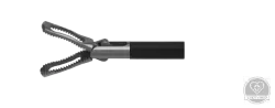 Laparoszkópos atraumatikus fogó, ablakos, betét, 5 mm x 330 mm