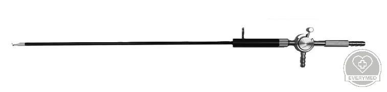 Laparoszkópos szívó-öblítő monopolár gömbfejjel, csak markolat, 5 mm x 330 mm