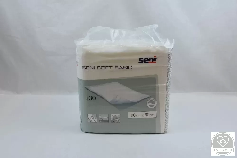 Seni soft basic betegalátét 90 cm x 60 cm (30 db/csomag, 4 csomag/karton)