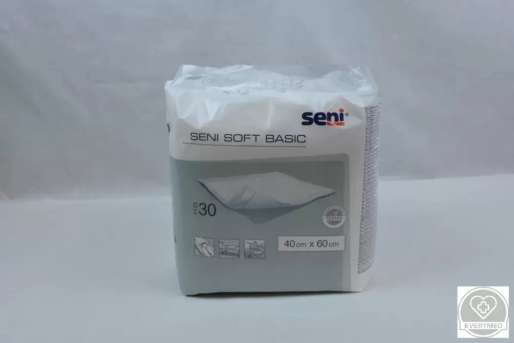Seni soft basic betegalátét 40 cm x 60 cm (30 db/csomag, 12 csomag/karton)