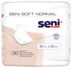 Seni soft normal betegalátét 90 cm x 60 cm (30 db/csomag, 4 csomag/karton)