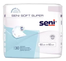 Seni soft super betegalátét 60 cm x 60 cm (30 db/csomag, 4 csomag/karton)