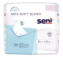 Seni soft super betegalátét 90 cm x 60 cm (30 db/csomag, 4 csomag/karton)