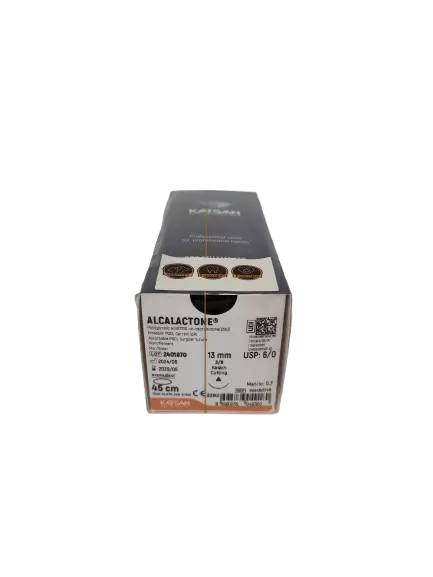 Alcalactone 6/0 45 cm 3/8 13 mm vágótű színtelen