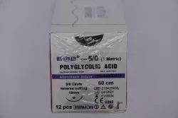 Polyglycolic Acid 5/0 60cm 3/8 18mm fordított vágótű