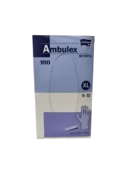 Ambulex nitril púdermentes kesztyű, lila XL (100 db/csomag, 10 csomag/karton)