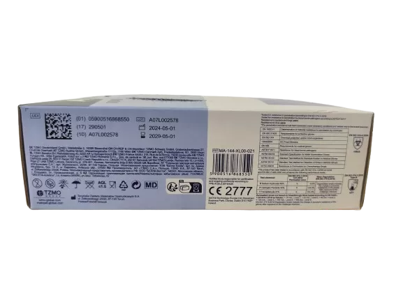 Ambulex nitril púdermentes kesztyű, lila XL (100 db/csomag, 10 csomag/karton)