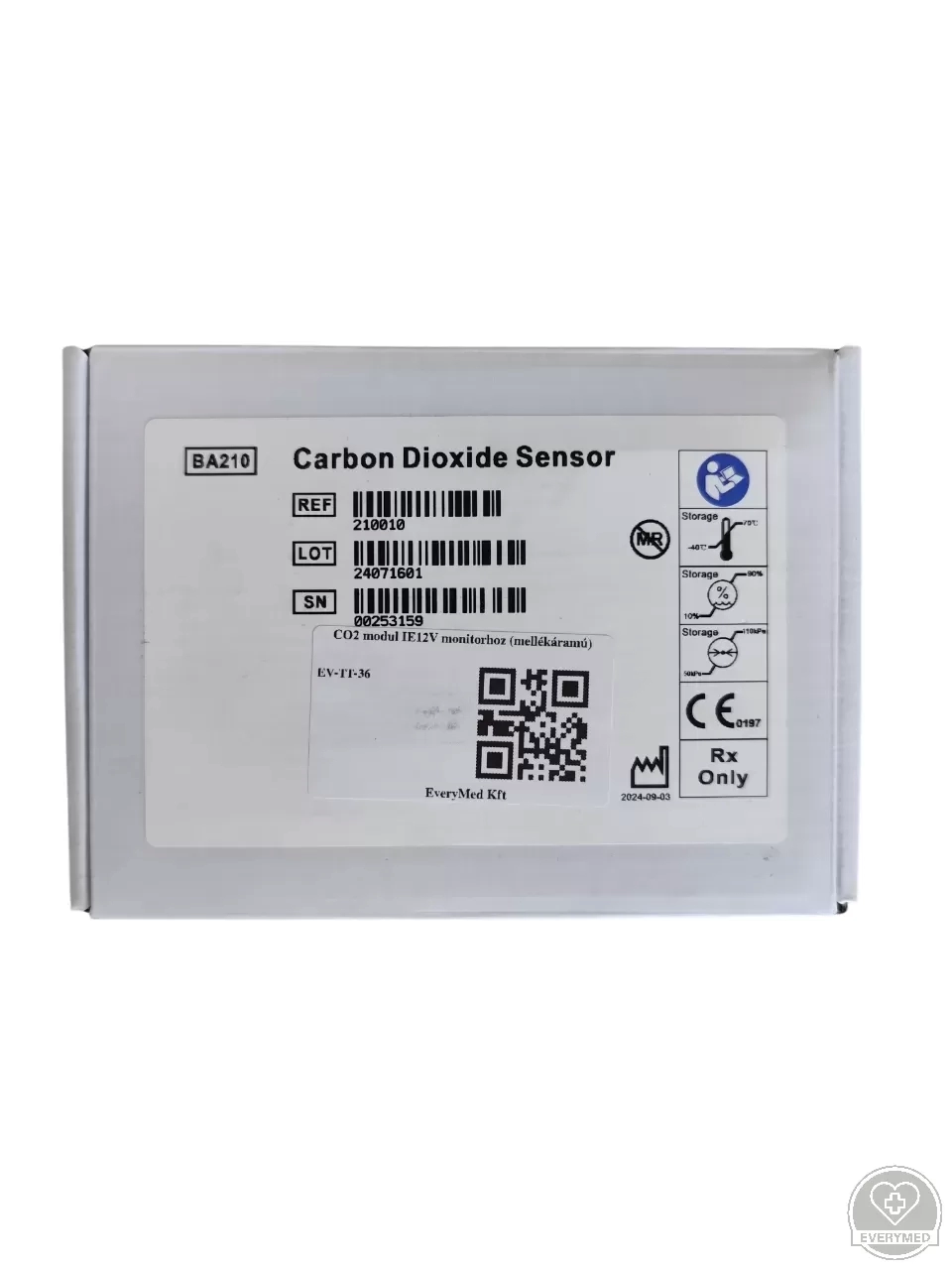 EtCO2 modul IE12V monitorhoz (mellékáramú)