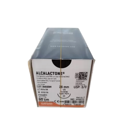 Alcalactone 3/0 90 cm 1/2 26 mm körtű