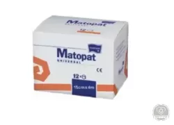 Matopat uni rugalmas pólya 15 cm x 4 m (1 db/csomag)
