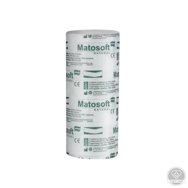 Matosoft Natural Gipsz Alábélelő Pólya 20 cm x 3 m (12 db/csomag, 4 csomag/karton)