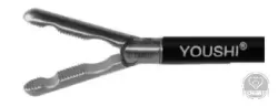 Laparoszkópos Triporate fogó, 19 mm pofa, 5 mm x 330 mm, Teljes szett