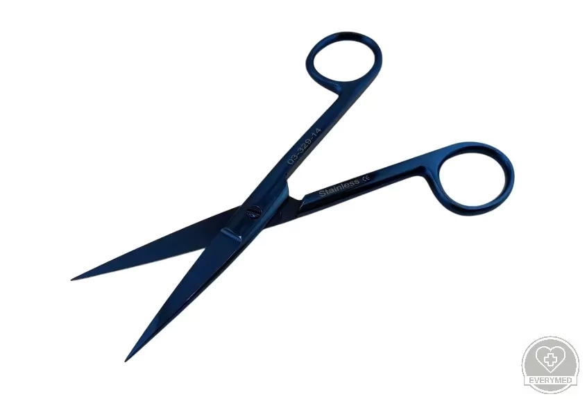 TC Standard olló, hegyes/hegyes, egyenes 14,5 cm