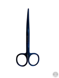 TC Strabismus olló, tompa/tompa, hajlított 11 cm