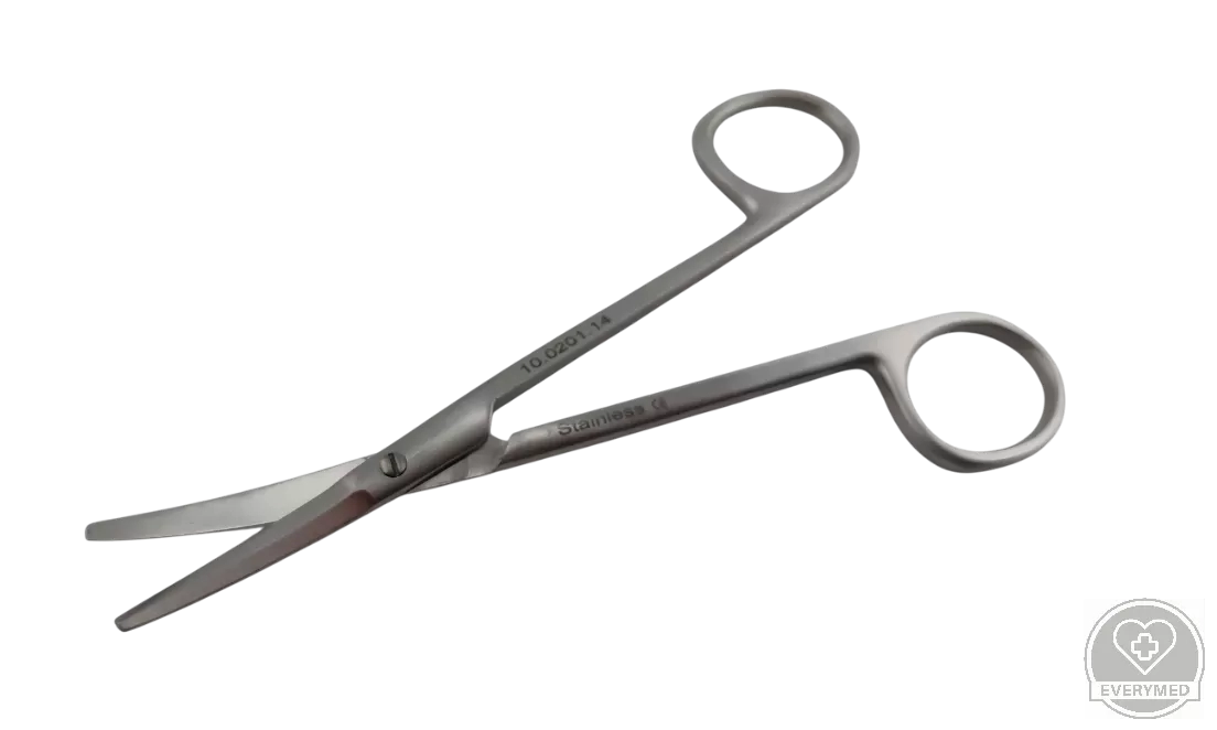 Aufricht D olló tompa/tompa hajlított 14.5 cm