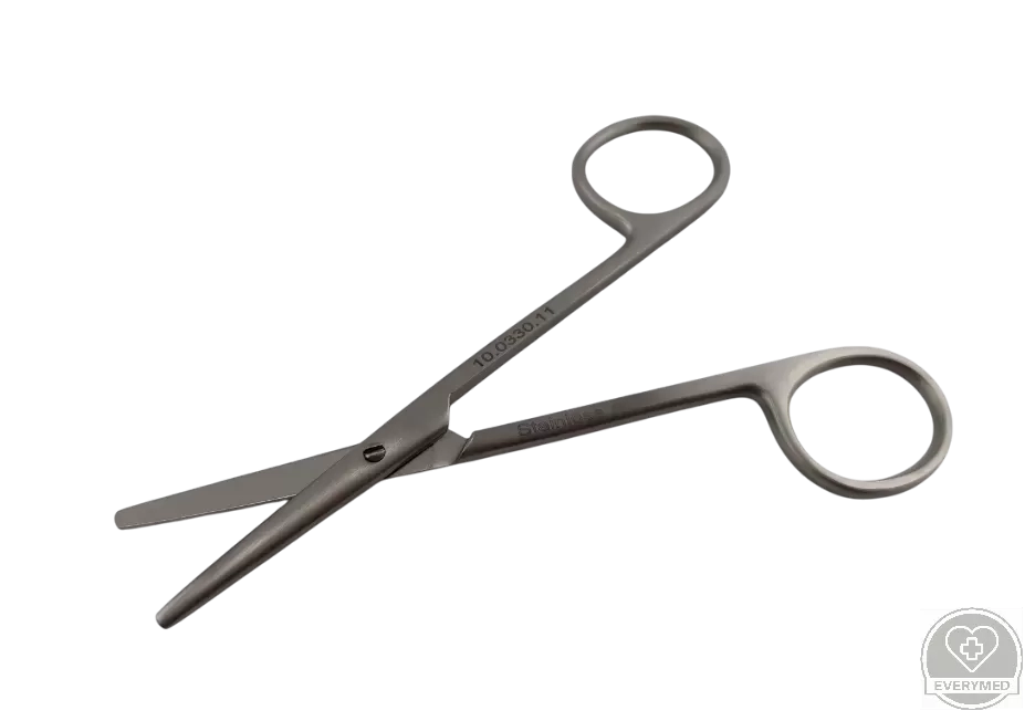 Baby Metzenbaum olló tompa/tompa, egyenes 12 cm