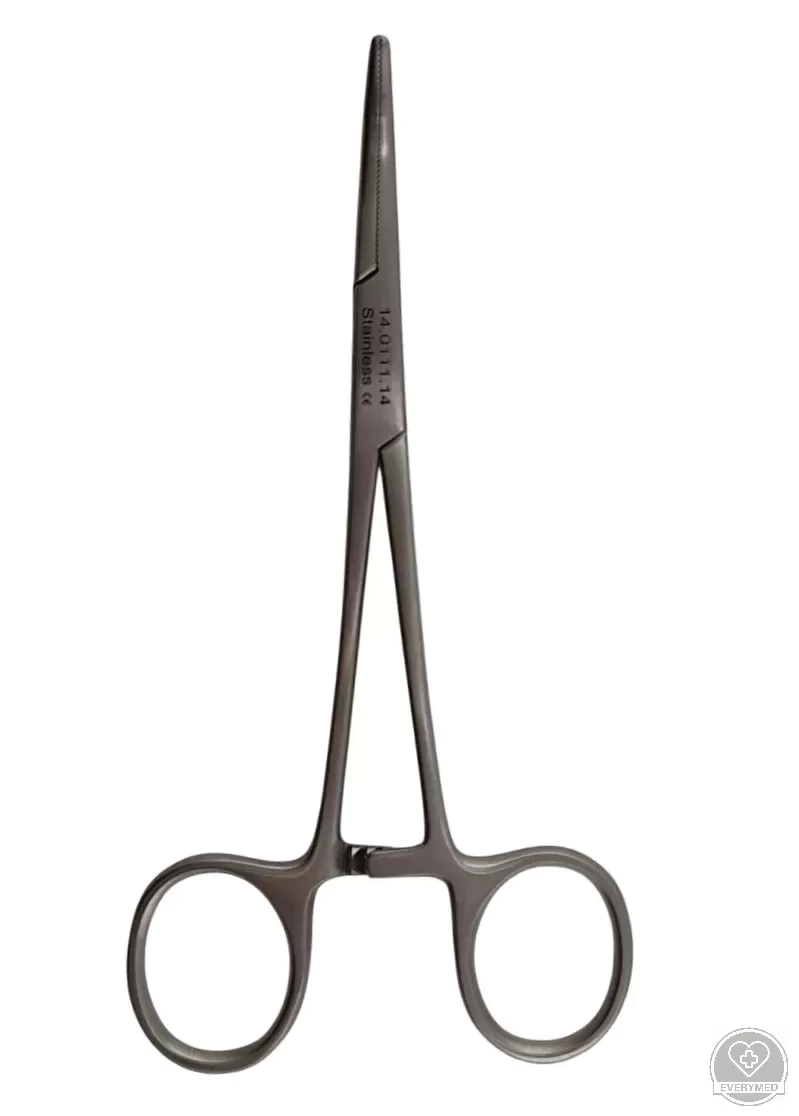 Crile delicate érfogó, hajlított 14 cm