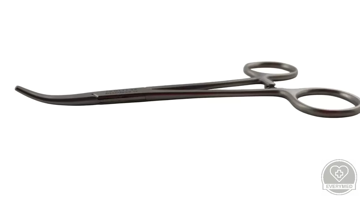 Crile delicate érfogó, hajlított 14 cm