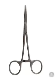 Crile delicate fogó, egyenes 14 cm