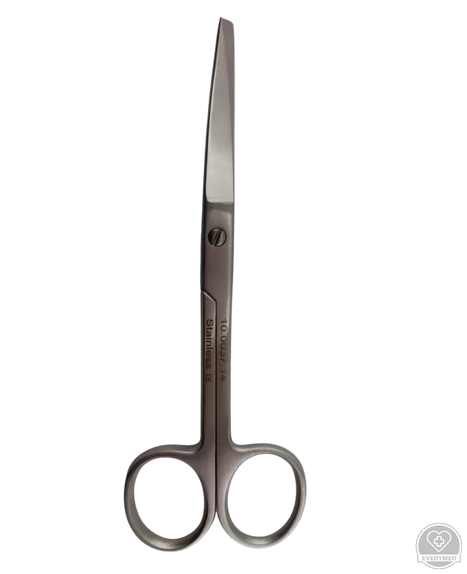 Deaver olló hegyes/tompa, hajlított 14 cm