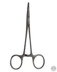 Halsted mosquito fogó, hajlított 12,5 cm
