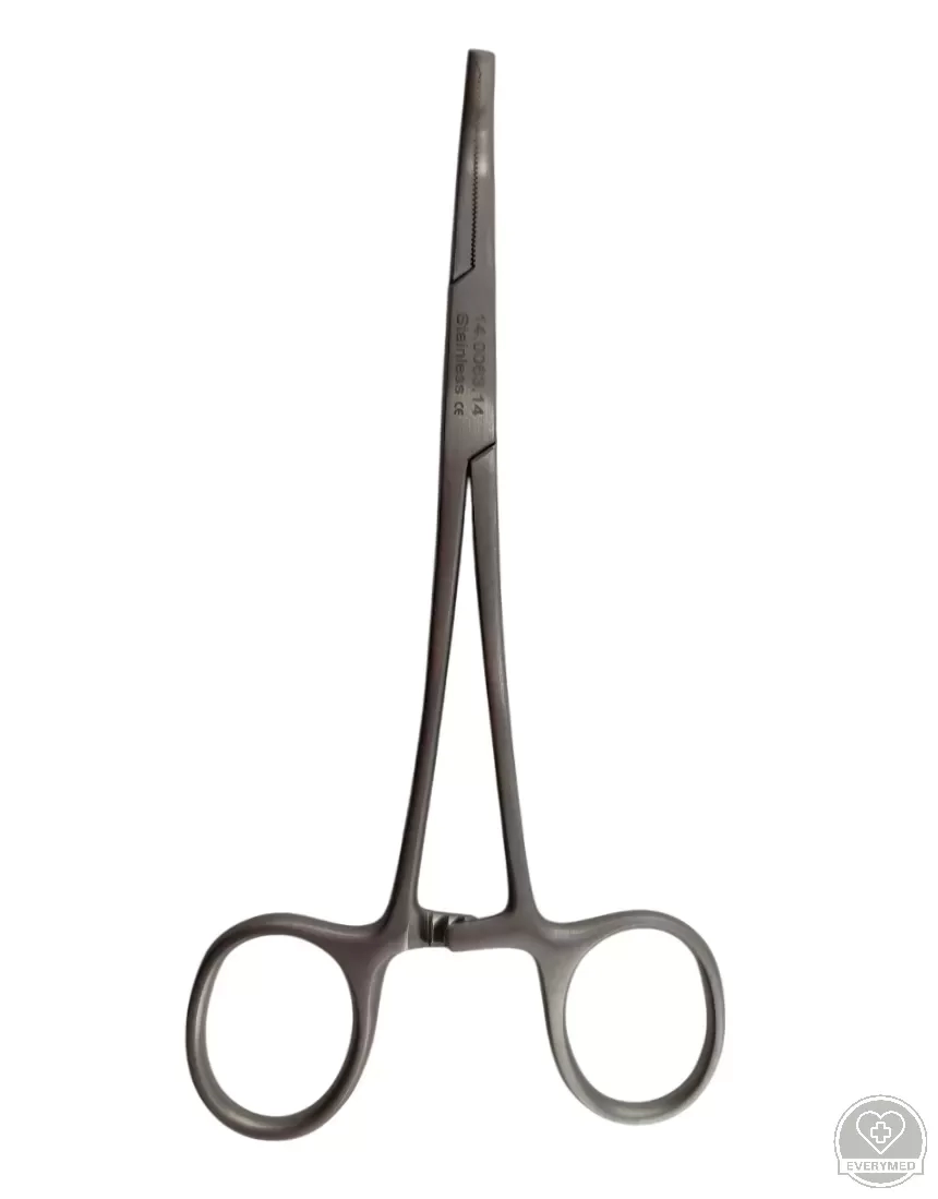 Halsted mosquito fogó, 1x2 fogú, hajlított 14 cm